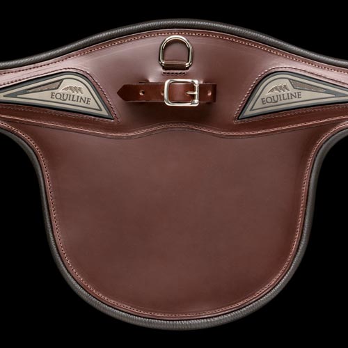 STUD GUARD GIRTH LEATHER EQUILINE SADDLE DIVISION MySelleria