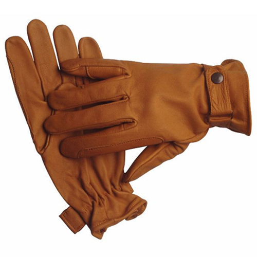 SOFT LEATHER WESTERN GLOVES BUTTON CLOSURE MySelleria
