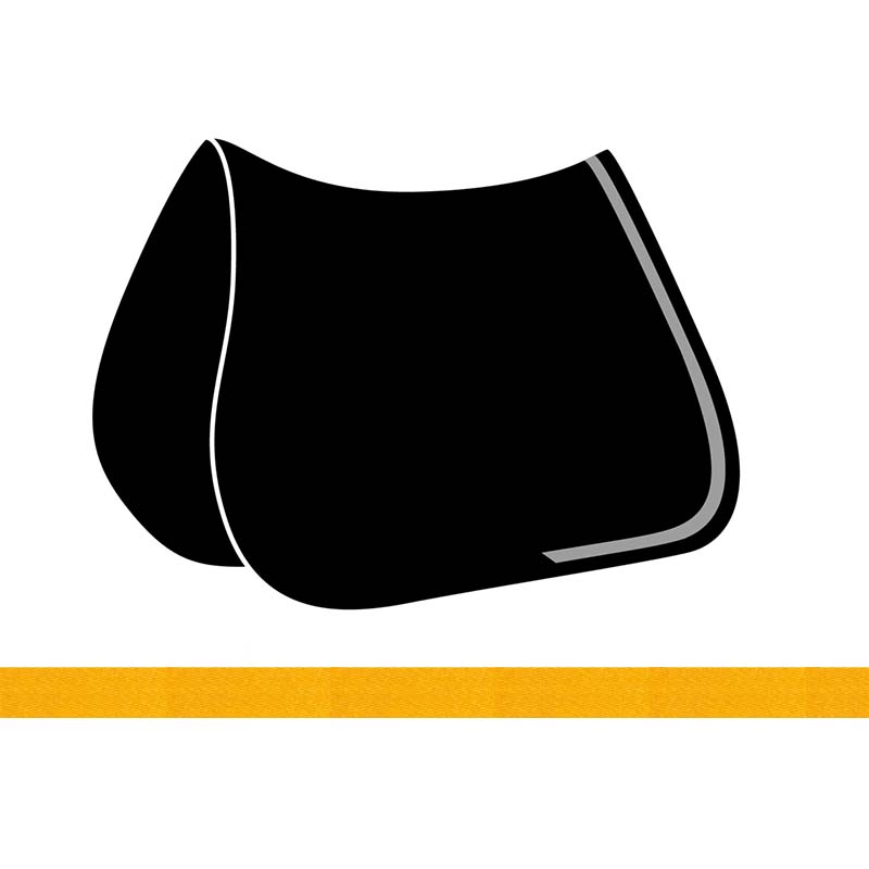 Customization Equiline saddlecloth with trimming