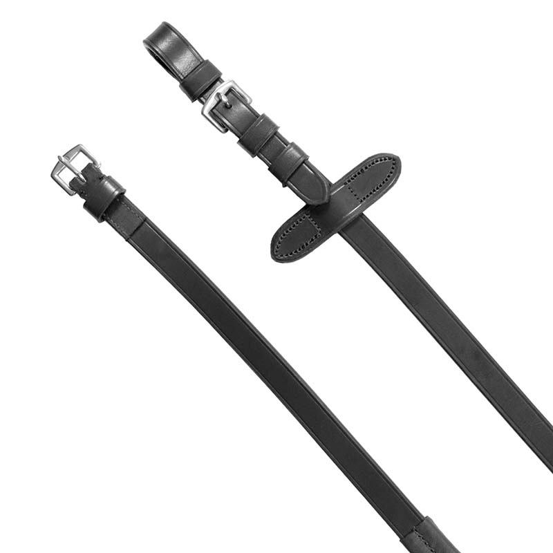 Anatomical English Bridle Equestro CROWN in leather w/reins - 2356