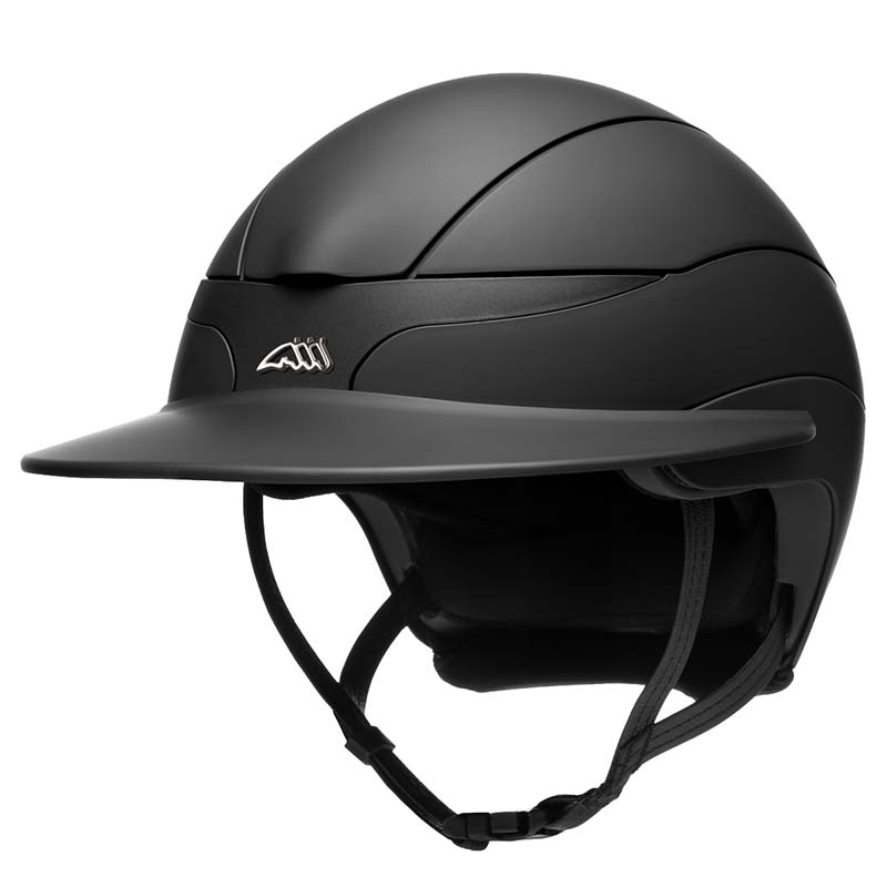 Equiline XANTO Riding Helmet with Metal Logo - Wide visor - 3225