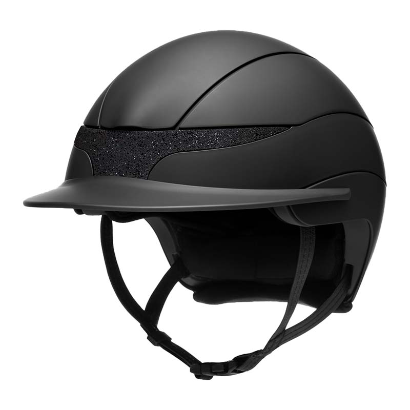 Equiline XANTO Riding Helmet with Swarovski Front Crest - Standard visor - 3270