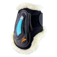 eQUICK FETLOCK BOOTS eAIRSHOCK FLUFFY REAR with SYNTHETIC WOOL and VELCRO