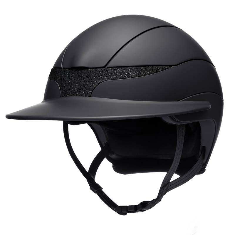 Equiline XANTO Riding Helmet with Swarovski Front - Wide visor - 3286