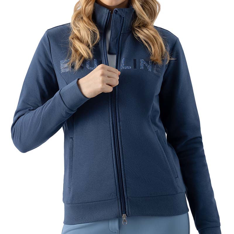 Women Full Zip Sweatshirt Equiline ENRAS - 9760