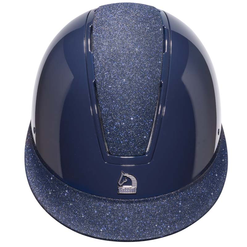 Tattini SELENE Riding Helmet w/Glitter shell - wide visor - 3305