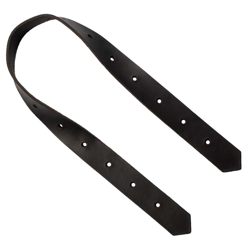 Short Girth strap in leather