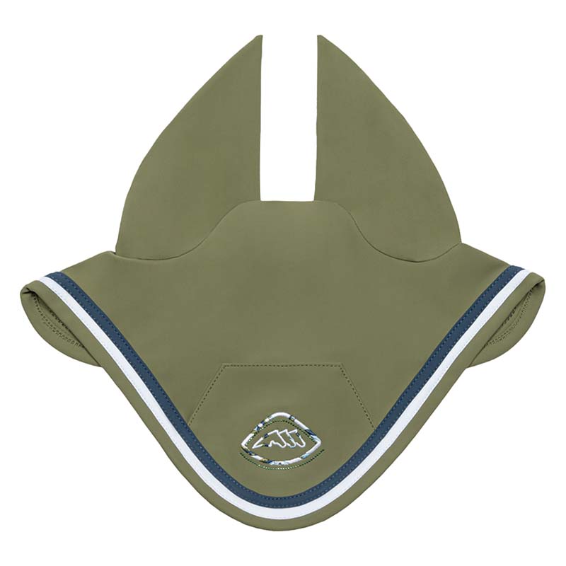 Equiline eroc tech fly veil with embroidery