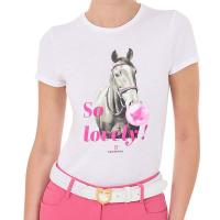 EQUESTRO WOMEN'S T-SHIRT w/PRINT SO LOVELY