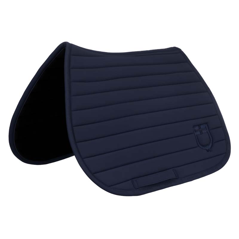 Equestro jumping saddle pad silica with horizontal quilting - 2975