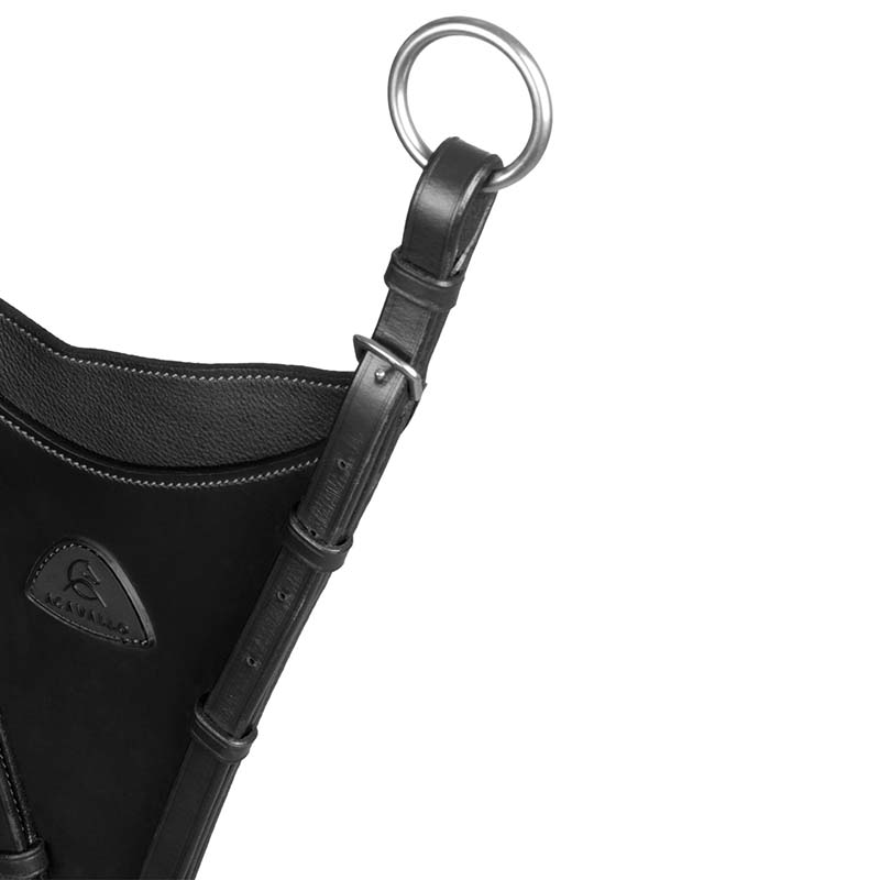 Martingale Fork Acavallo fan-shaped - genuine leather - 2635