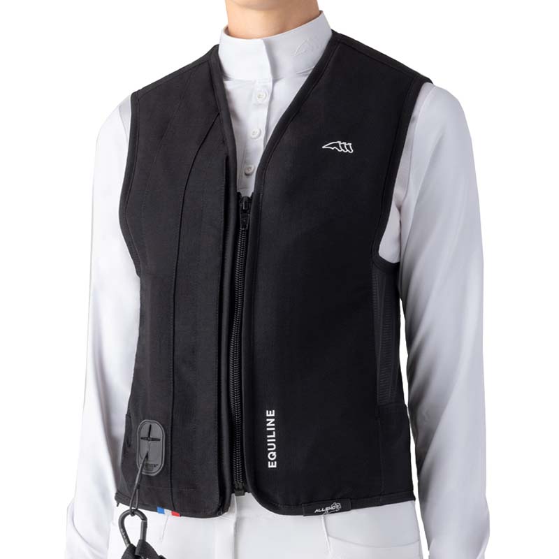 Equiline Belair Airbag Vest Level 2 with Back Protector - Horse Riding and Show Jumping - 3439