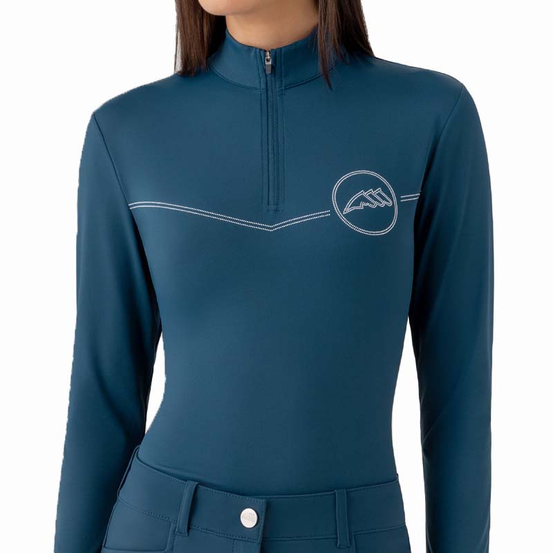 Equiline Women’s Second Skin mod. Equost w/long sleeve - 9208