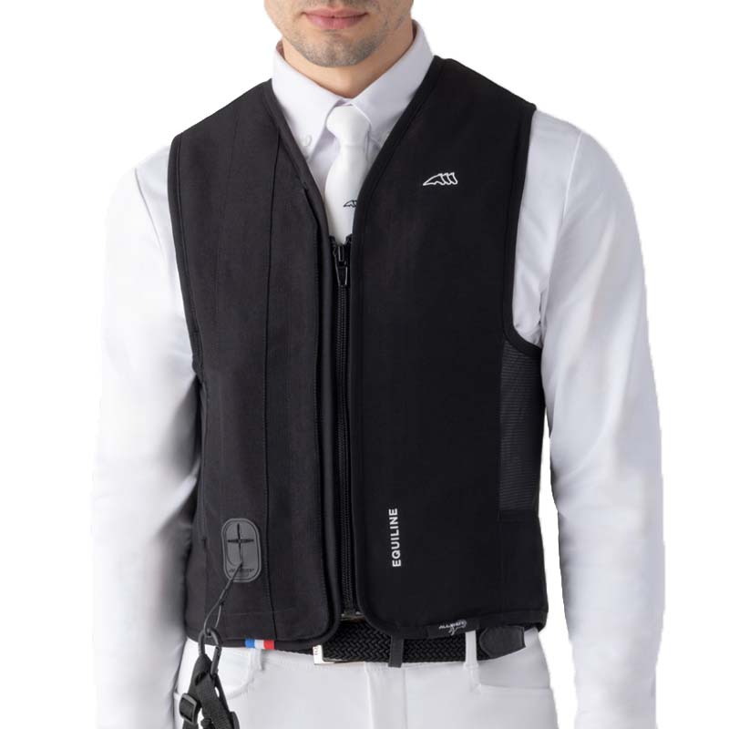 Equiline Belair Airbag Vest Level 2 with Back Protector - Horse Riding and Show Jumping - 3439