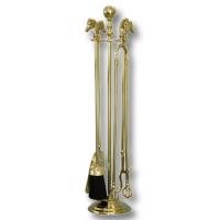 BRASS BASED ACCESSORY KIT FOR FIREPLACES