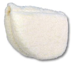 ROUND WITHER PAD WEBBING COTTON AND SYNTHETIC SHEEPSKIN - 2902