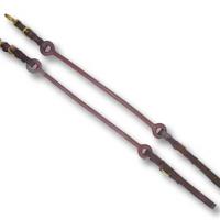 CHEAP LEATHER REINS WITH RUBBER TIES