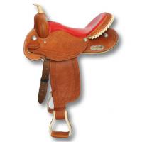 POOL’S WESTERN BARREL SADDLE RED SEAT