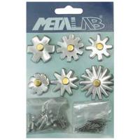 METALAB SPARE ROWELS FOR WESTERN SPURS 6 PAIRS SET