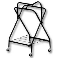 VARNISHED IRON FOLDING SADDLE RACK