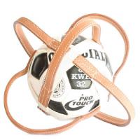 HORSE-BALL WITH LEATHER HANDLES