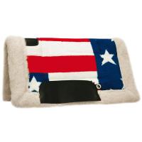 WESTERN SADDLE PAD U.S.A. FLAG PRINTED