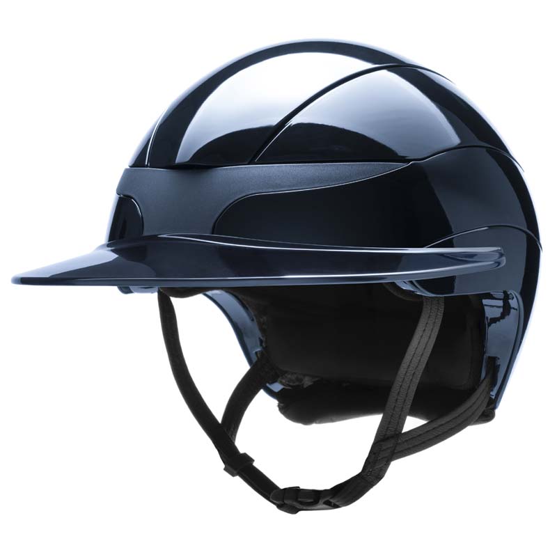 Equiline Xanto riding helmet Shiny with wide visor - 3253