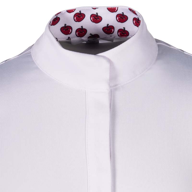 HKM Long Sleeve Competition Polo Shirt for girls HUNTER - 2267