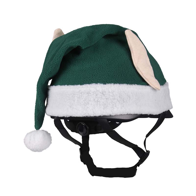 Christmas elf-shaped helmet cover for riders - 9314