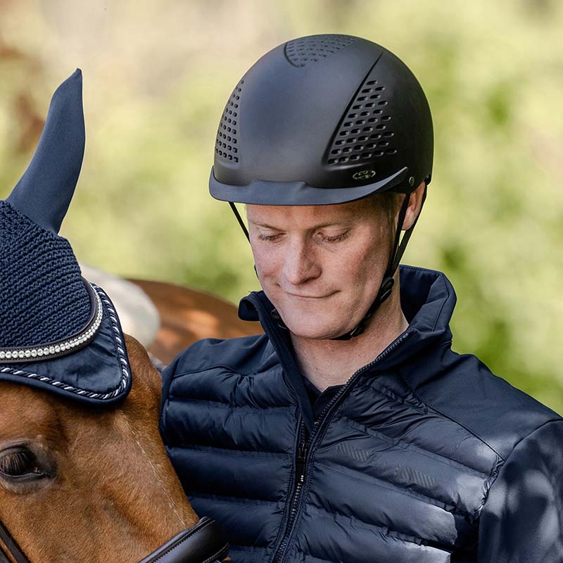 SWING H23 Classic Riding Helmet with narrow visor - 3288