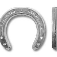 PAIR ALUMINIUM HORSESHOE FRONT