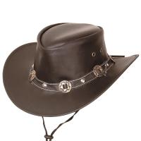 AUSTRALIAN LEATHER HAT MODEL CONCHO UNISEX