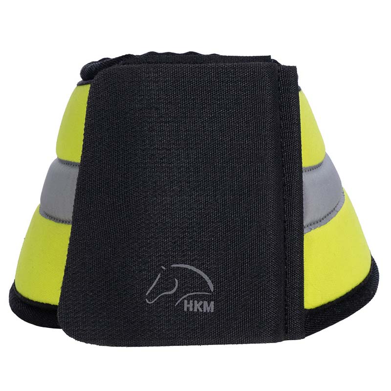 Hkm reflective overreach boots for horses