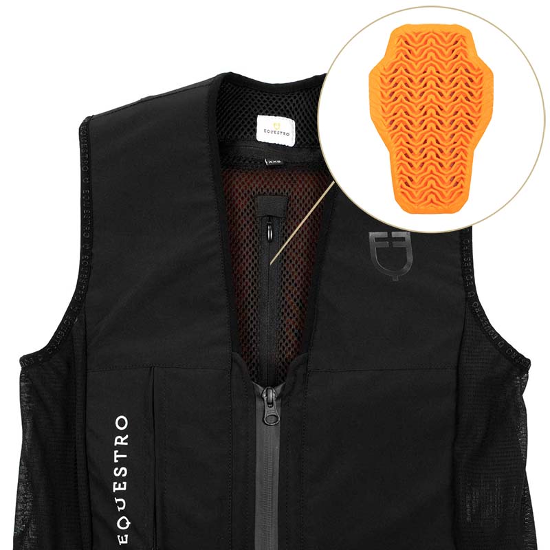 Unisex Airbag Vest Equestro for riding with Level-2 Back protector - 2033