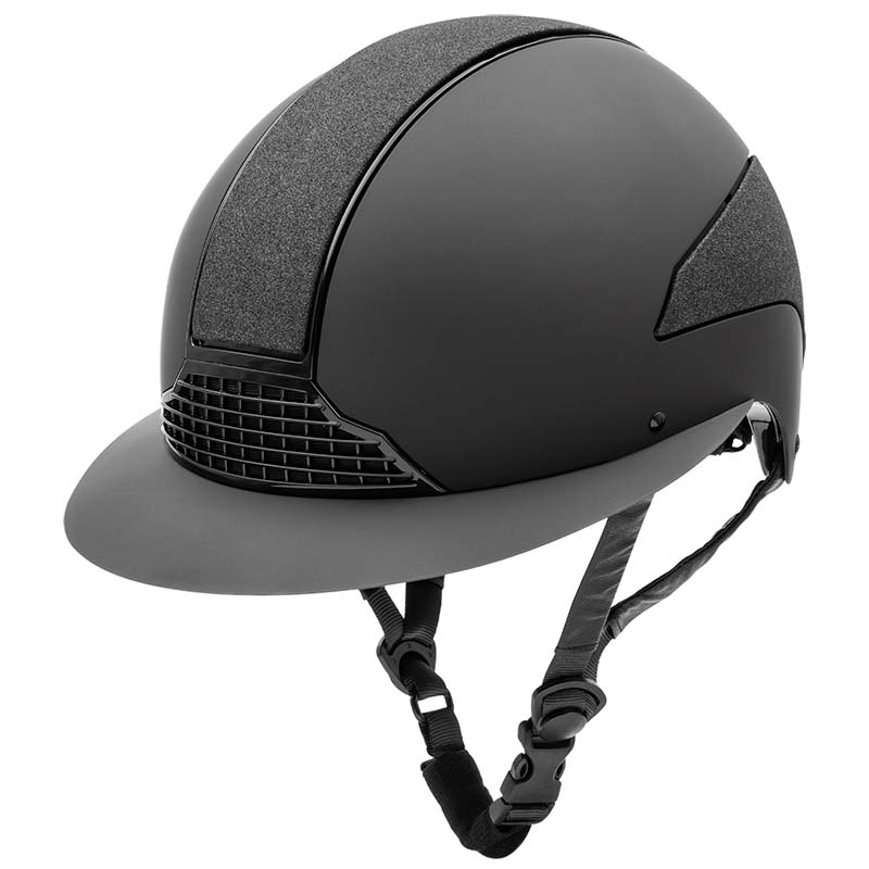Swing h24 lady shine riding helmet with wide visor