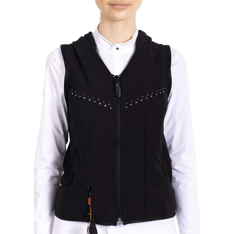 Freejump crystal airbag vest with sparkling details