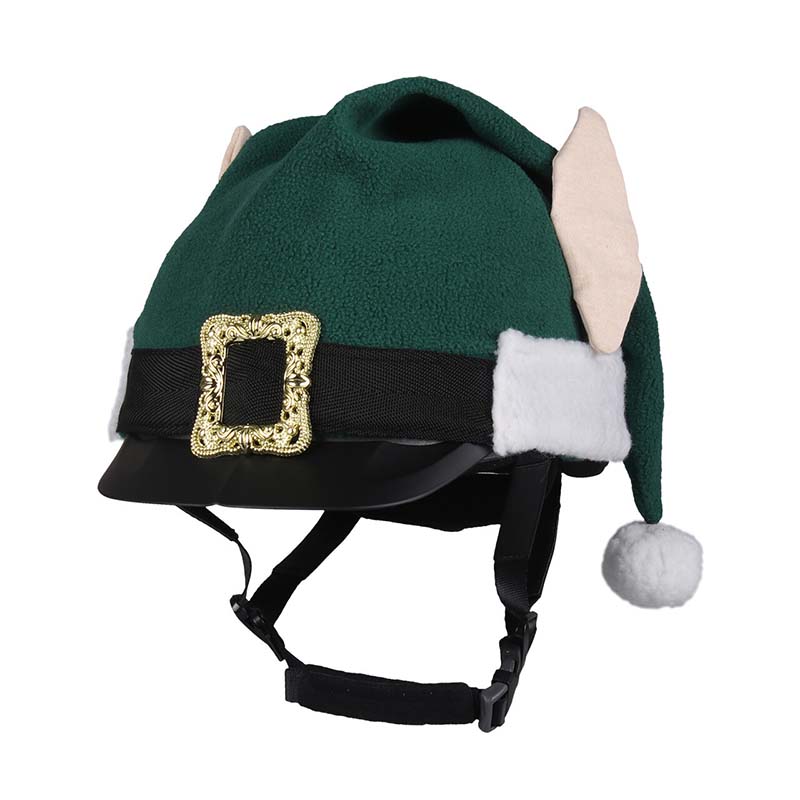 Christmas elf-shaped helmet cover for riders - 9314