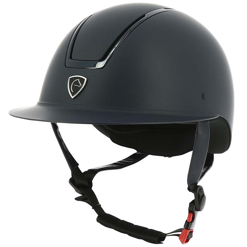 Equitheme helmet with glossy inserts - 3222