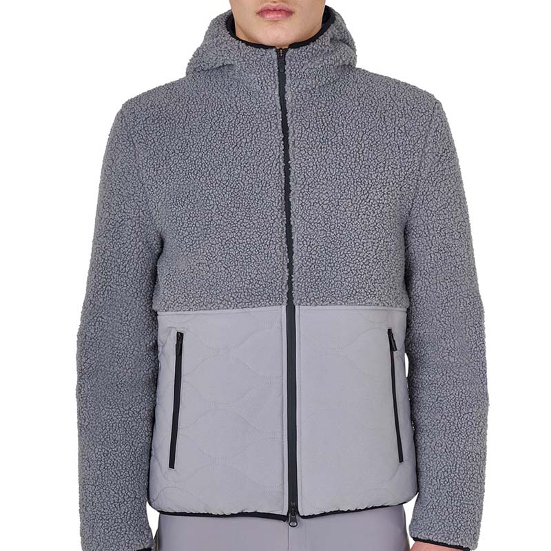 Equestro Teddy Men Jacket with hood and Waterproof insert - 9545
