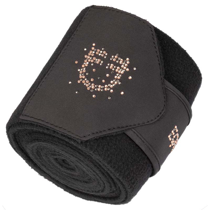 Equestro Fleece Bandages with Rhinestones - set of 4 - 1964