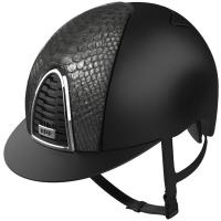 KEP ITALIA HELMET model CROMO 2.0 TEXTILE with matching PYTHON LEATHER