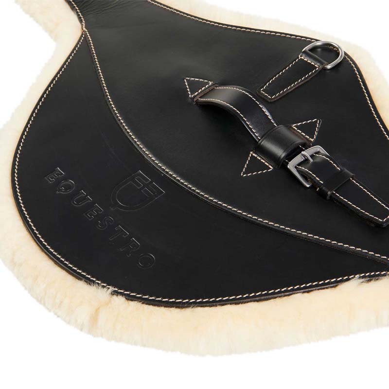 English Equestro belly protector with removable sheepskin - 2899