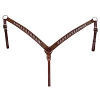 WESTERN BREASTCOLLAR WITH SILVER WIRE