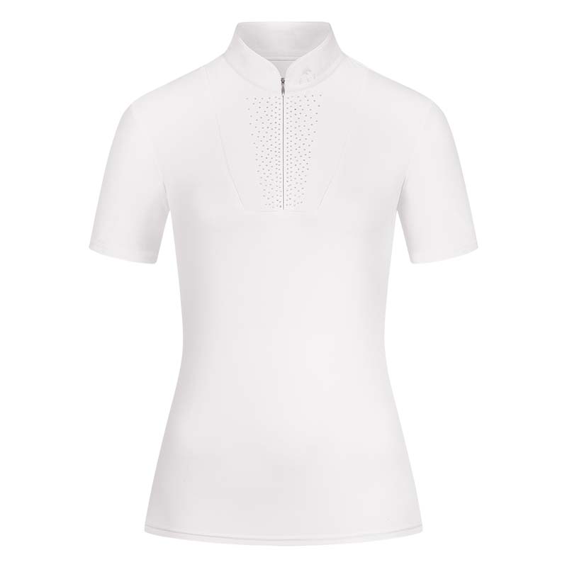 Women competition polo shirt elt paola with strass