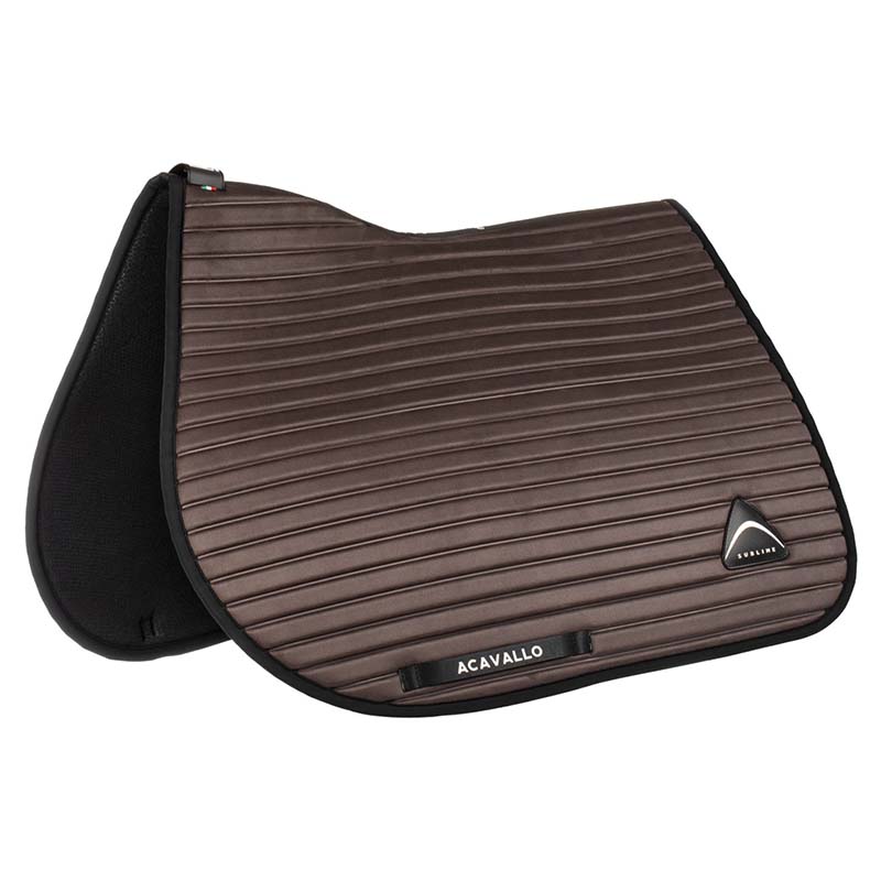 Jumping saddle pad acavallo sublime with suede effect