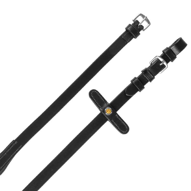 Equestro EVENTA Stoppers english Reins, rubber grip  - 3449