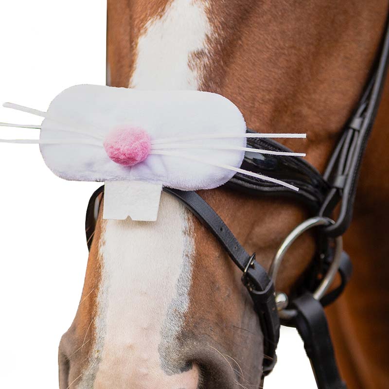 Noseband accessory with bunny nose - easter collection