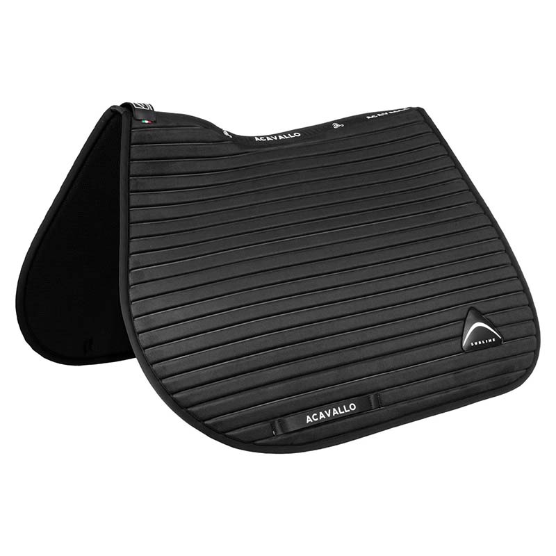 Jumping Saddle Pad Acavallo SUBLIME with Suede Effect - 3640