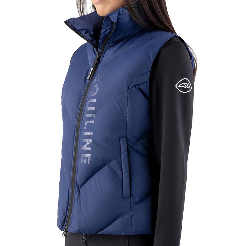 Equiline Women’s padded Winter Vest with High Collar - 9204