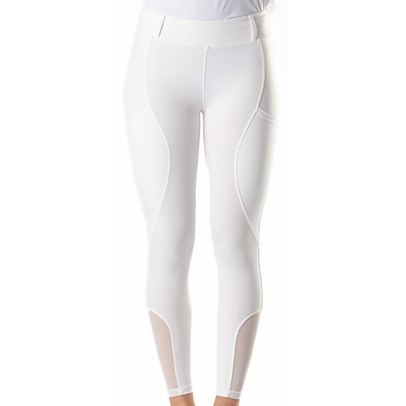 D-Istinto Orchidea Girls' Summer Riding Full Grip Leggings - 2232